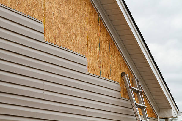 Professional Siding Repair technician working in Quinton, VA